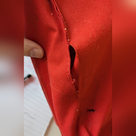 Coach red pebbled leather hobo bag - shoulder and crossbody strap. - Picture 10 of 12